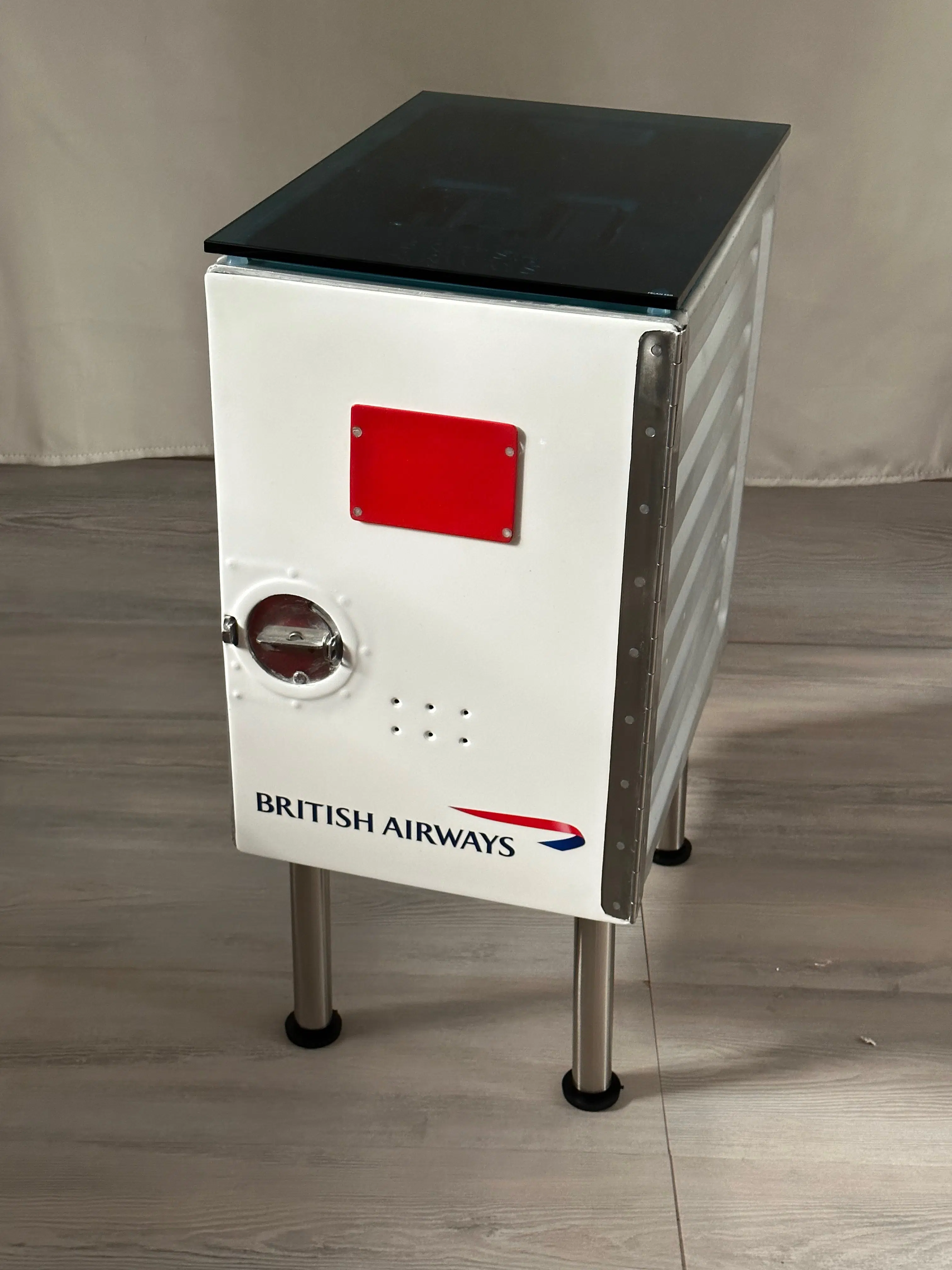British Airways Atlas Box Minibar Nightstand